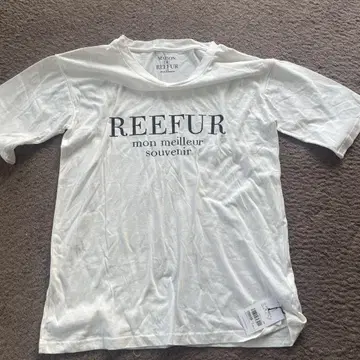 MAISON DE REEFUR 화이트 티셔츠 사이즈 38