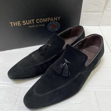 THE SUIT COMPANY 블랙 태슬 로퍼