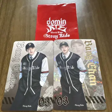 Stray Kids 봉찬 멤버 카드 2장 세트 레어