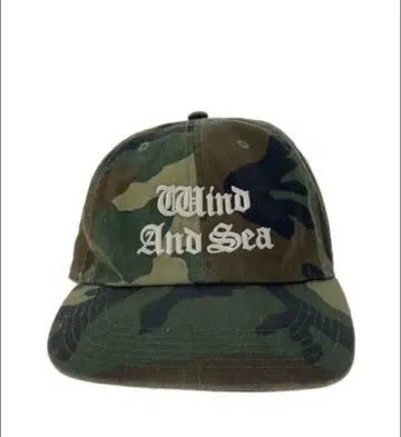 WIND AND SEA wds Cap 윈드앤씨 로고 캡 카모