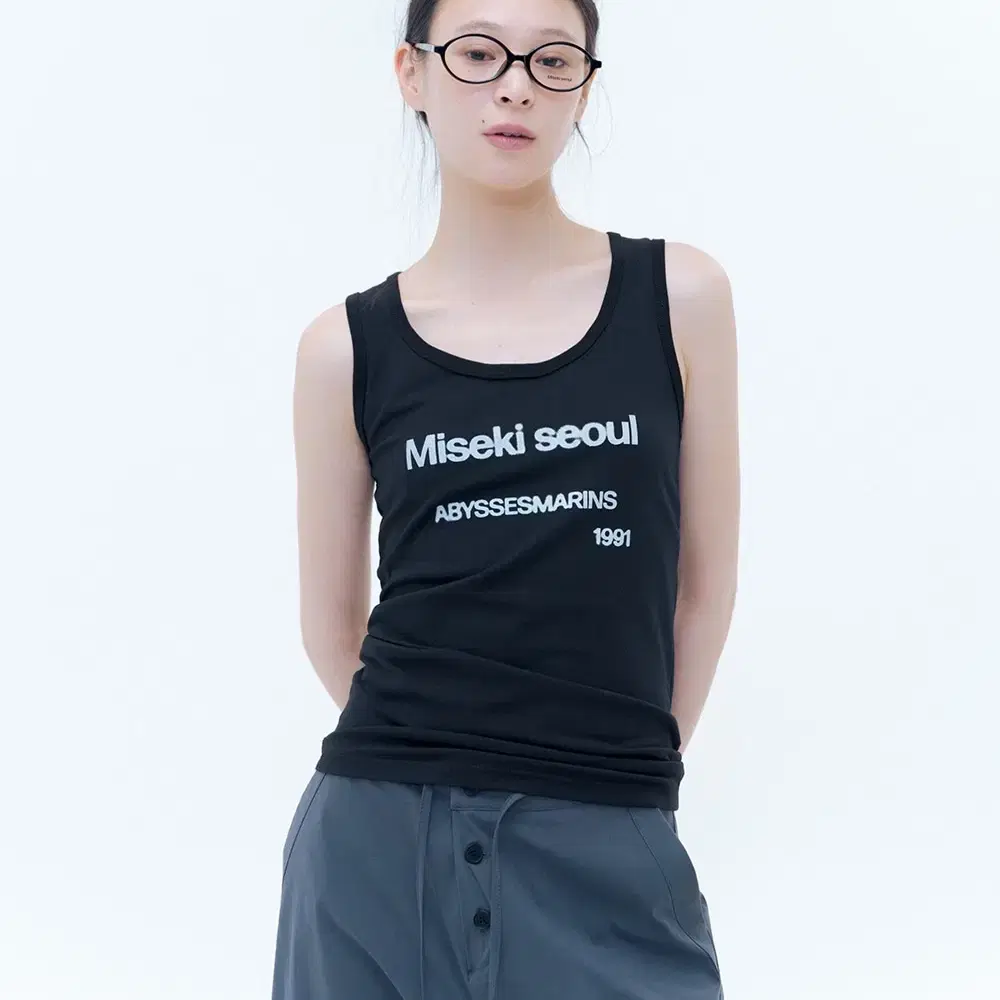 ◆MISEKI SEOUL◆ Abyssesmarins relax sleeveless WHITE MSK252 MUSINSA | MISEKI SEOUL Abyssesmarins relax sleeveless WHITE