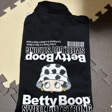 Betty Boop 저리 소재 자켓 블랙