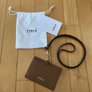 FURLA 브라운 패스 케이스 수납 봉투 포함