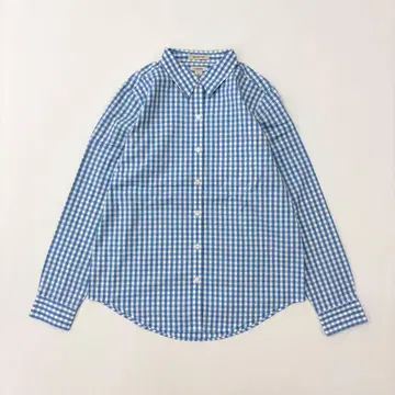 L.L. BEAN WRINKLE FREE 깅엄 체크 셔츠 S