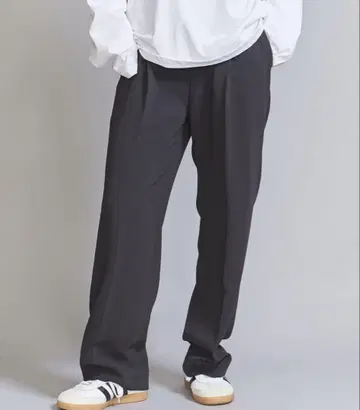 턱 와이드 스트레이트 팬츠