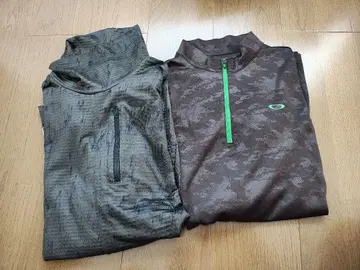 오클리 골프 하이넥 롱 셔츠 2장 세트 왼쪽 미사용