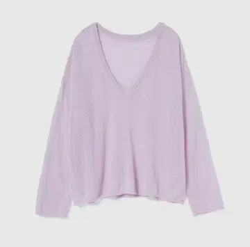 searoomlynn Paper knit 2way 루즈 탑 핑크
