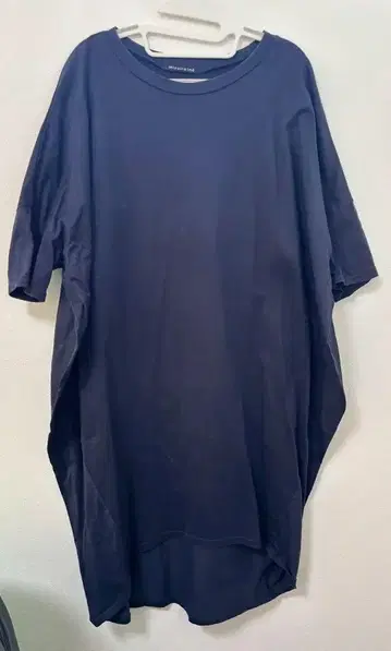 mizuiro ind 네이비 반팔 튜닉