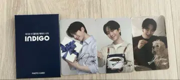 2PM 준호 INDIGO 포토 카드 3장 JUNHO