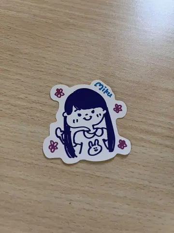 이치노세 미쿠 노기사카 카페 스티커