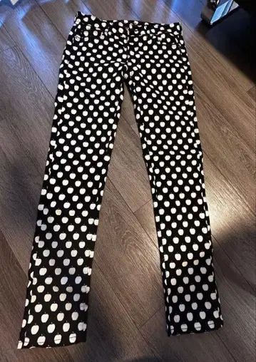 Kate Spade 도트 무늬 슬림 핏 팬츠