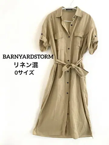 BARNYARD STORM 린넨 원피스 롱 린넨