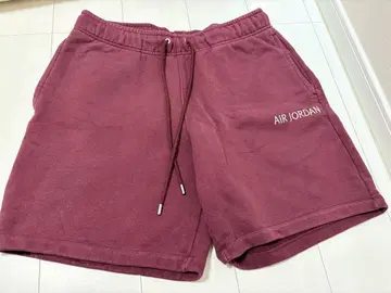 AIR JORDAN 버건디 숏팬츠 L 사이즈