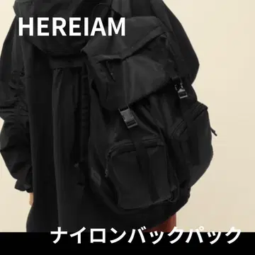 HEREIAM 나일론 백팩 블랙