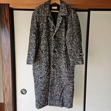from nil 헤링본 롱 코트