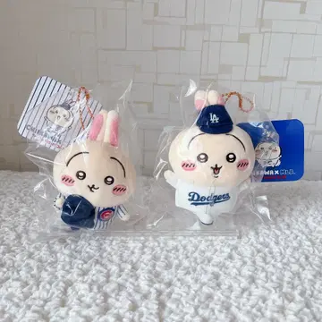 치이카와 MLB 다저스 컵스 마스코트 토끼
