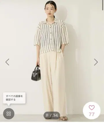아메리칸 홀릭 메쉬 반팔 블라우스