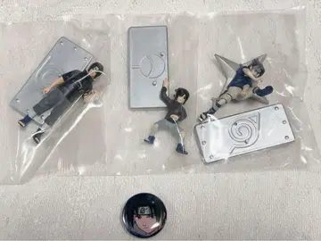 NARUTO 우치하 사스케 피규어 체인 마스코트 하루노 사쿠라 세트