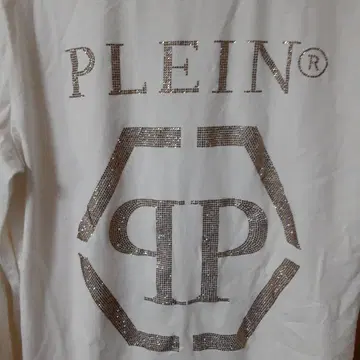 PLEIN 스톤 장식 롱 슬리브 티셔츠