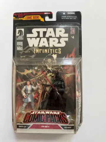 스타 워즈 코믹 팩 #4 LEIA & DARTH VADER