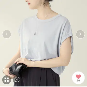 새상품급 ALBINI 하이 게이지 티셔츠 플라주