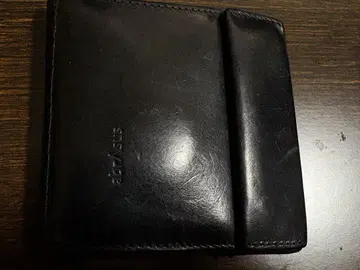 아브라사스 얇은 지갑 부테로 가죽