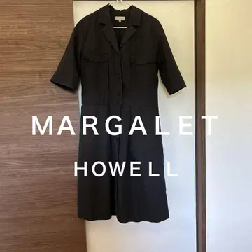 MARGARET HOWELL 다크 그레이 셔츠 원피스 II