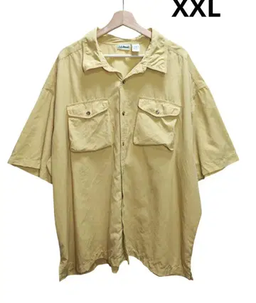 80s-90s L.L.Bean 반팔 사파리 셔츠 / 워크 셔츠