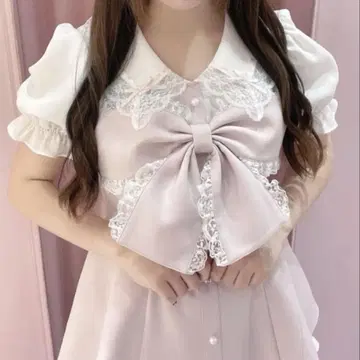 AnkRouge 앙크루즈 사다리 레이스 리본 셋업