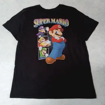 SUPER MARIO 캐릭터 구제 의류 티셔츠 XL