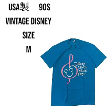 90s USA제 디즈니 매직 뮤직 데이즈 공식 한정판 티셔츠 M