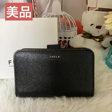 훌라 FURLA 미디엄 지갑 접이식 지갑 블랙