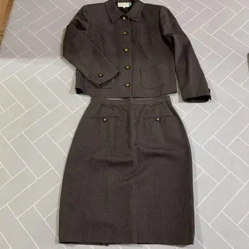 NINA RICCI 브라운 스트라이프 셋업 13호