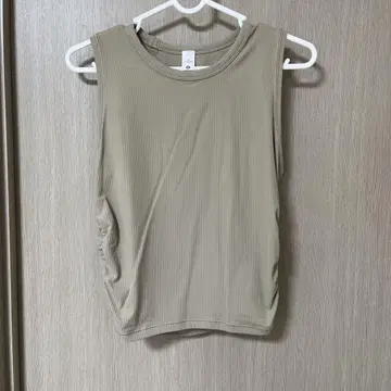 Lululemon all it takes 베이지 탱크탑 사이즈 8