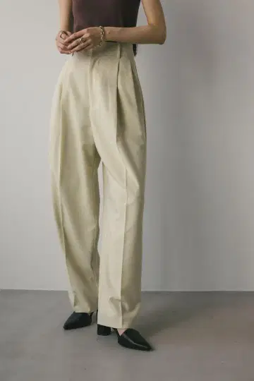 STYLEMIXER 베이직 투 턱 팬츠