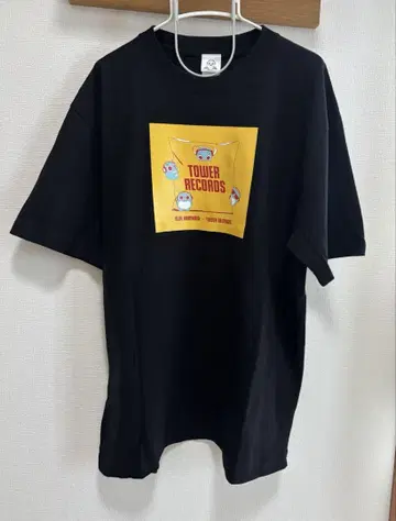 블루 햄햄 타워 레코드 콜라보 티셔츠
