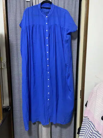 2024cafne 카프네 시어 롱 원피스 파랑 PASSIONE 파시오네