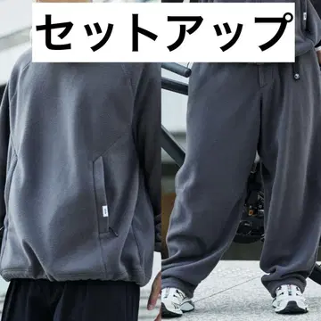 프릭스스토어 에어라이드 웜 플리스 셋업 차콜 그레이