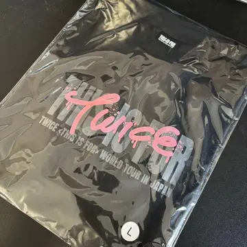 TWICE 허벅지 THIS IS FOR 티셔츠 L 사이즈 미개봉 새상품