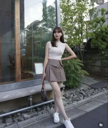 herlipto 플리츠 미니 스커트
