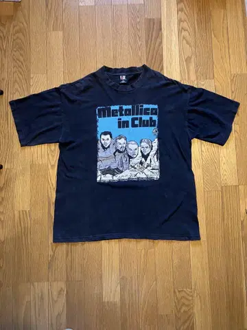 METALLICA CLUB 티셔츠 XL 90s 빈티지
