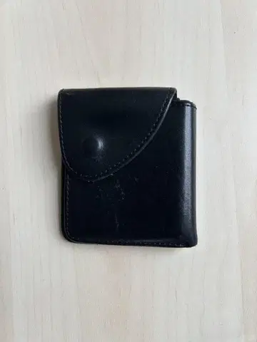 Hender Scheme 블랙 두겹 지갑 핸더 스킴