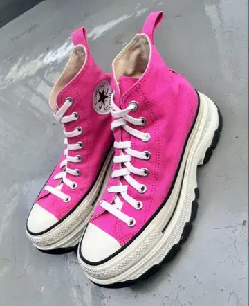 CONVERSE ALL STAR 핑크 통굽 하이컷