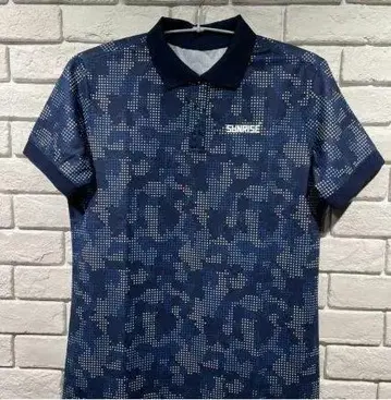 SANRISE 디지털 패턴 지속 가능한 POLO