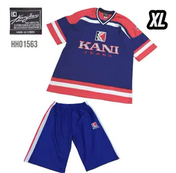 한국제 KARL KANI 칼카니 게임 셔츠 셋업 XL 90s
