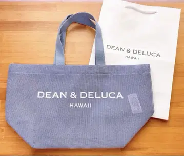 DEAN & DELUCA 블루 하와이 한정판 메쉬 토트 S 사이즈