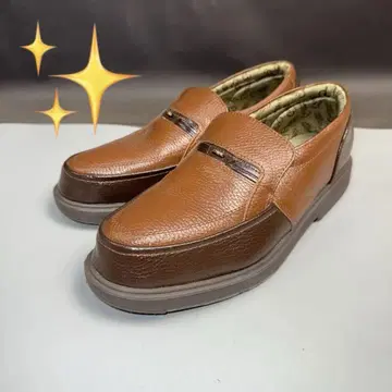 THREE Country 남성용 슬립온 25.5cm EEEE 브라운