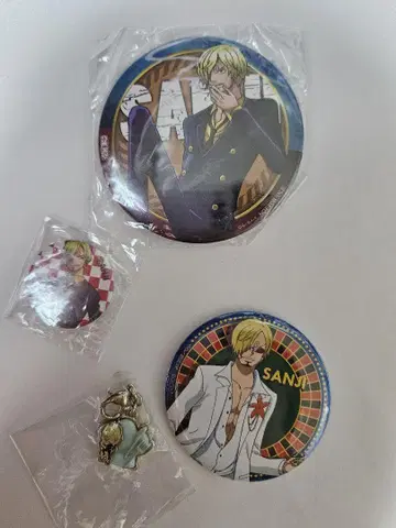 ONE PIECE 원피스 타워 캔뱃지 J-WORLD GOLD 상디