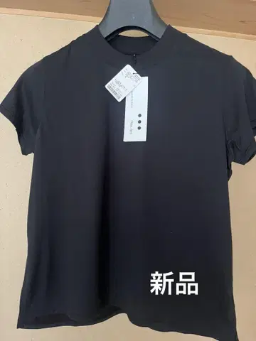 택 포함 새상품 three dots 블랙 티셔츠 S 사이즈