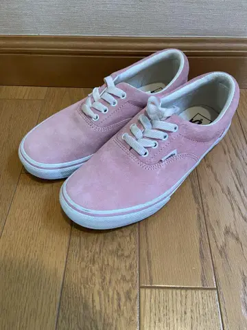 론 헤르만 별주 Vans US6 24cm 핑크 스웨이드 스니커즈